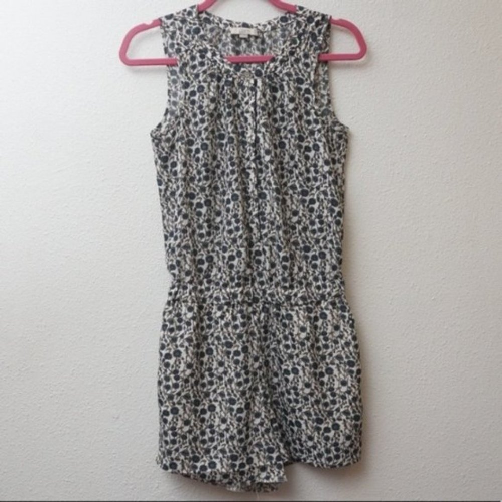 Ann Taylor LOFT Floral Short Romper Size 0